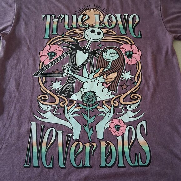 Disney The Nightmare Before Christmas Short Sleeve Tee Shirt Women's Size S - Picture 13 of 14